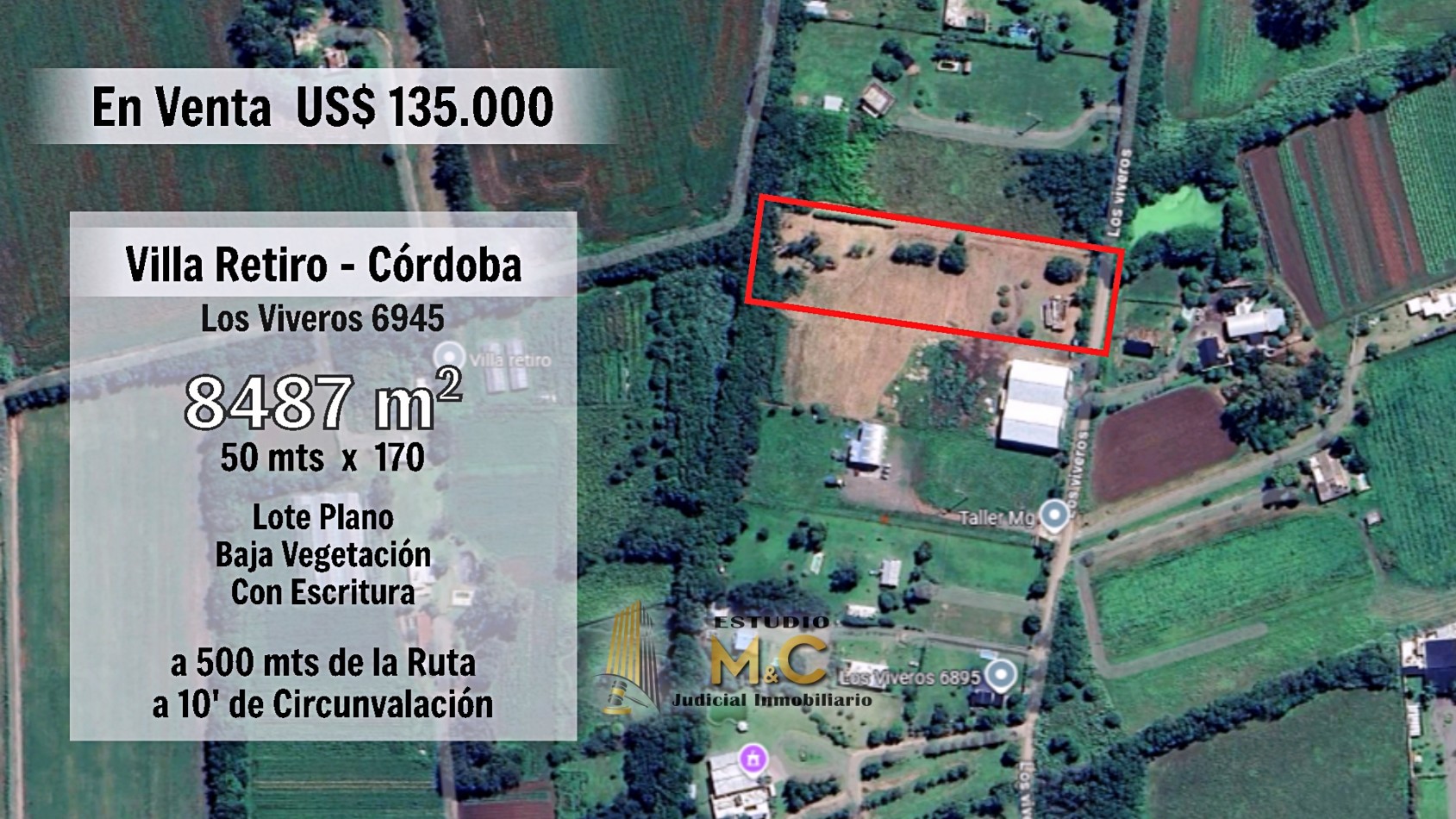 Terreno Baldio de 8.487m en Villa Retiro 